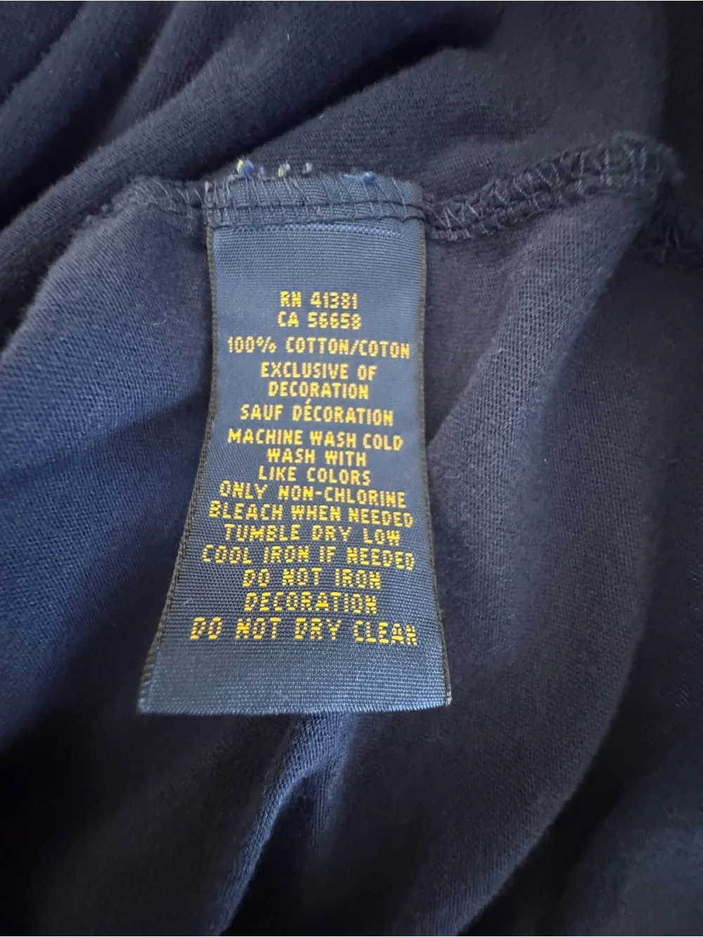 Polo Ralph Lauren Girls Navy Cotton T Shirt Dress Medium